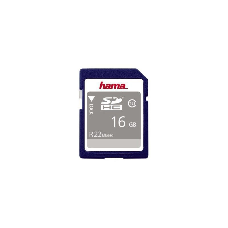 KARTA PAMIĘCI HAMA HS GOLD SD HC 16GB C.10 22MB/s  - 1