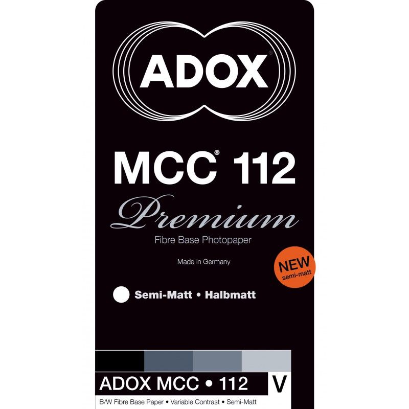 Adox MCC 112 Premium 24x30/50 perła czarno-biały papier barytowy  - 1