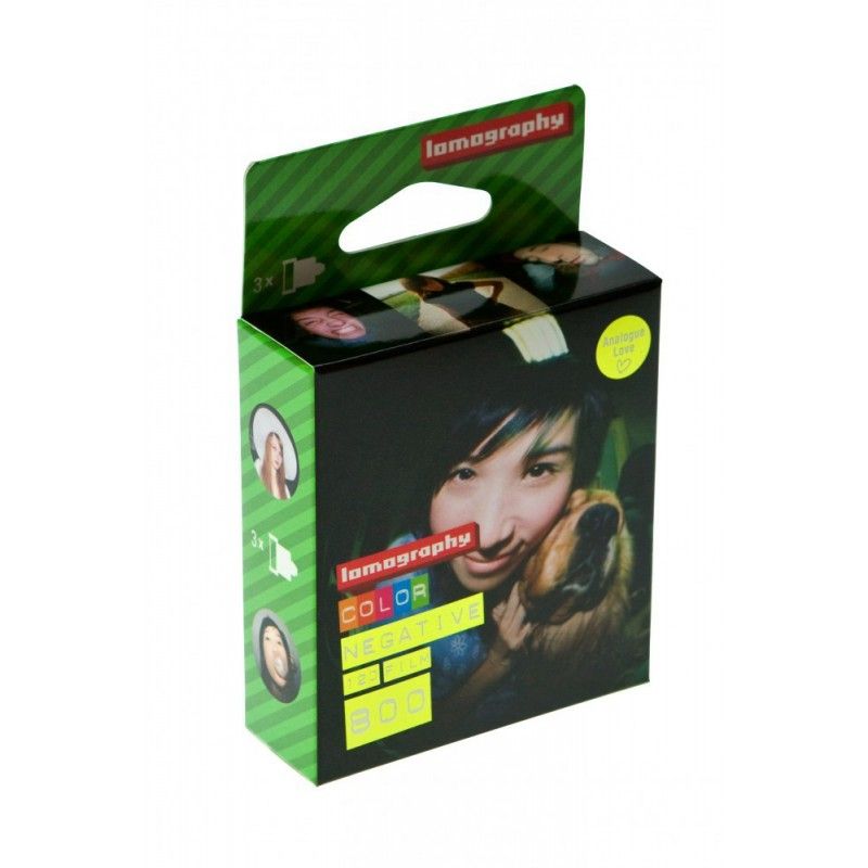 Lomography film color 800 typ 120 negatyw kolorowy ISO 800  - 1