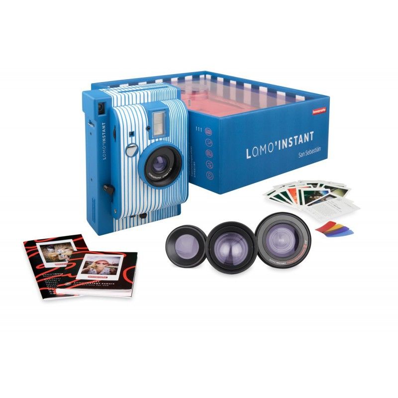 Lomography aparat Lomo'Instant San Sebastian typu Polaroid na wkłady Instax Mini  - 1