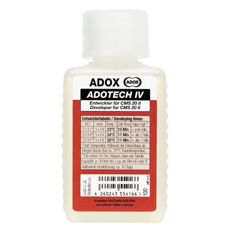 Adox ADOTECH IV100 ml wywoływacz na 6 filmów CMS 20 II Adox - 1