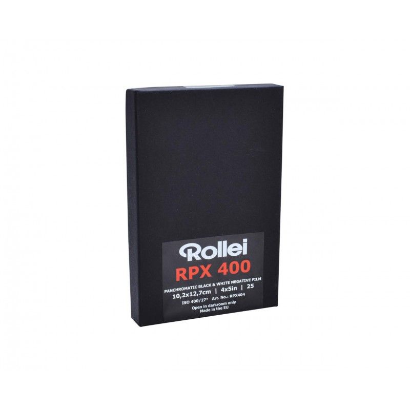 Rollei Film RPX 400 4x5"/25  negatyw cz/b cięty Rollei - 1