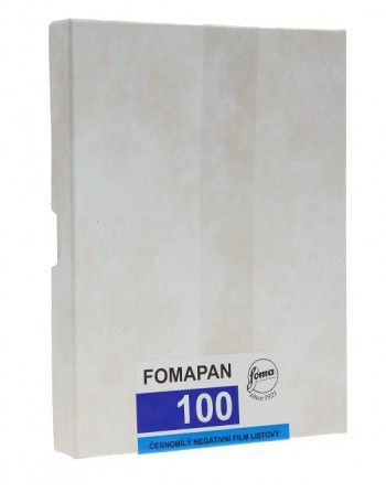 Foma Fomapan 100 4x5" 50 szt. arkuszy negatyw czarno-biały