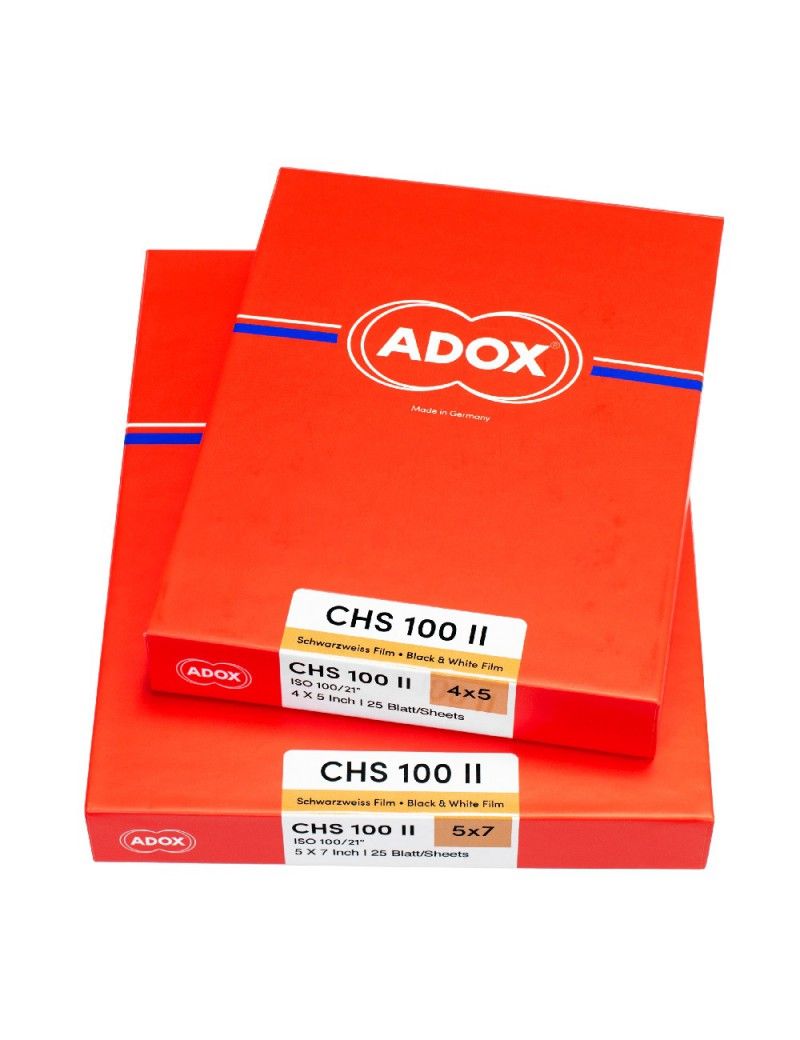 ADOX CHS 100 II  ISO 100 4x5" 25 szt. arkuszy negatyw czarno-biały Adox - 1