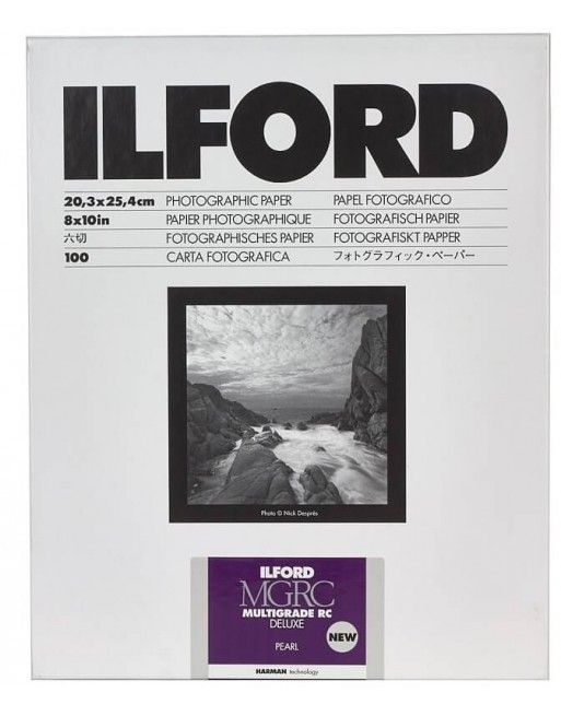 ILFORD DELUXE RC MG V 44M 24x30/10 papier czarno-biały półmatowy Ilford - 1