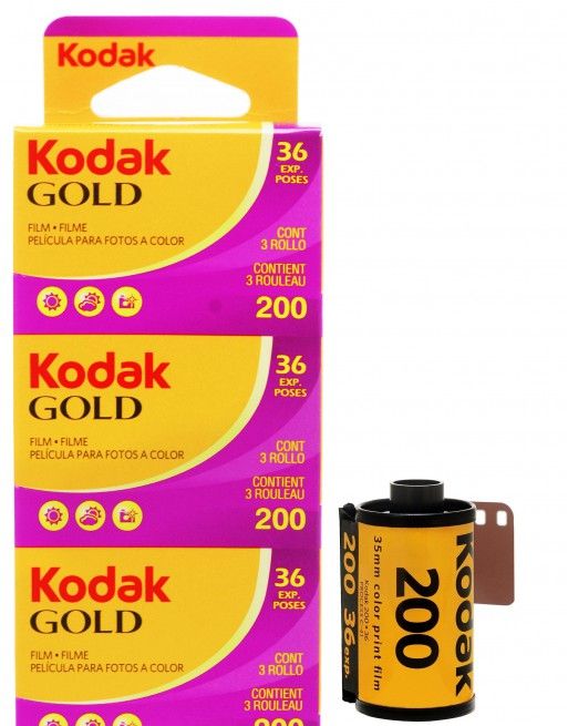 Kodak Gold 200/36  film kolorowy typ 135 1 szt z trójpaku Kodak - 1