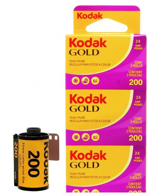 Kodak Gold 200/24  film kolorowy typ 135 1 szt z trójpaku Kodak - 1