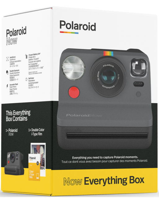 Polaroid Now E-BOX Black aparat + 2 wkłady i-type Polaroid - 1