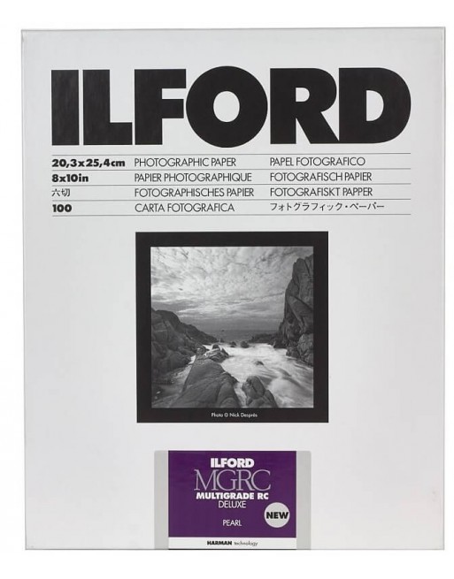 ILFORD DELUXE RC MG V 44M 10x15/100 papier czarno-biały półmat Ilford - 1