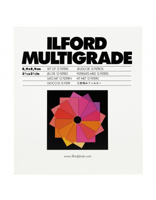 Ilford  Filtry powiększalnikowe multigrade 8,9x8,9cm 12 szt. Ilford - 1