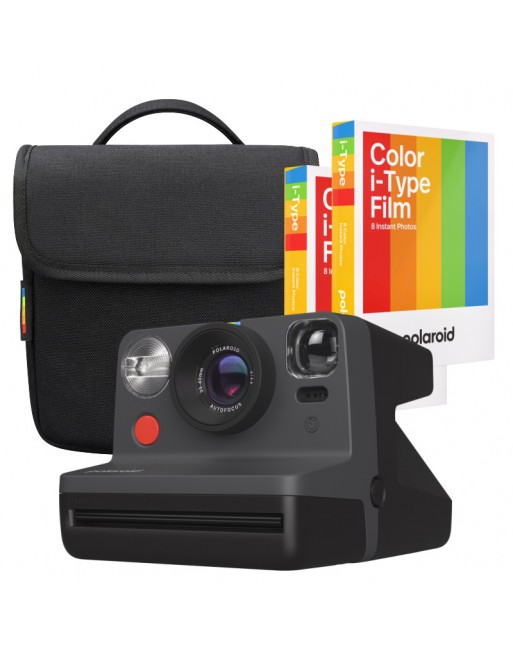 Polaroid Now Gen 2. Black aparat + Torba + 2x wkład I-type Polaroid - 1