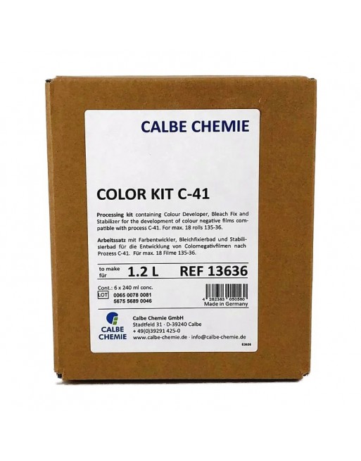 Calbe Color C-41 Kit na 1,2 litra zestaw do wywoływania filmów kolorowych - następca Tetenal Colortec  - 1