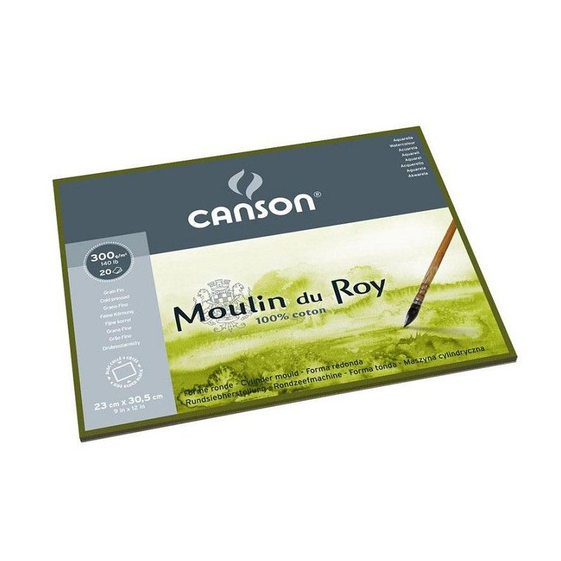 Canson Moulin du Roy® papier akwarelowy 24x32/12 Fin  - 1