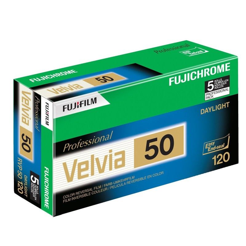 Fujichrome Velvia 50 typ 120 slajd kolorowy waż. 12/2019  - 1